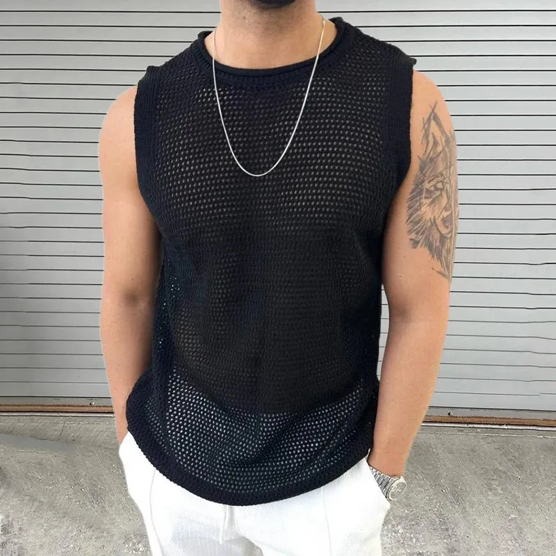 Men's Leisure Knit Sleeveless Top