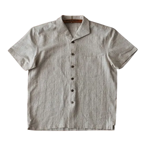 Men's Sailor Flap Collar Linen Shirt