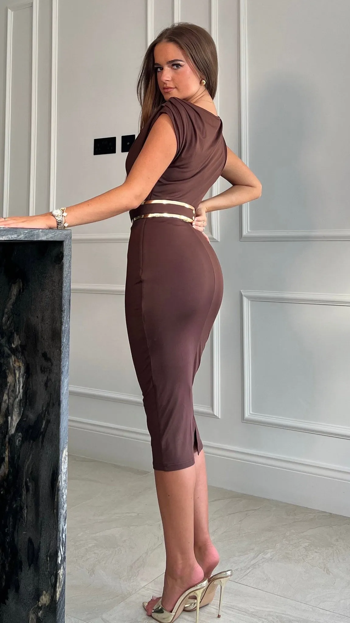 Miley Dress Brown