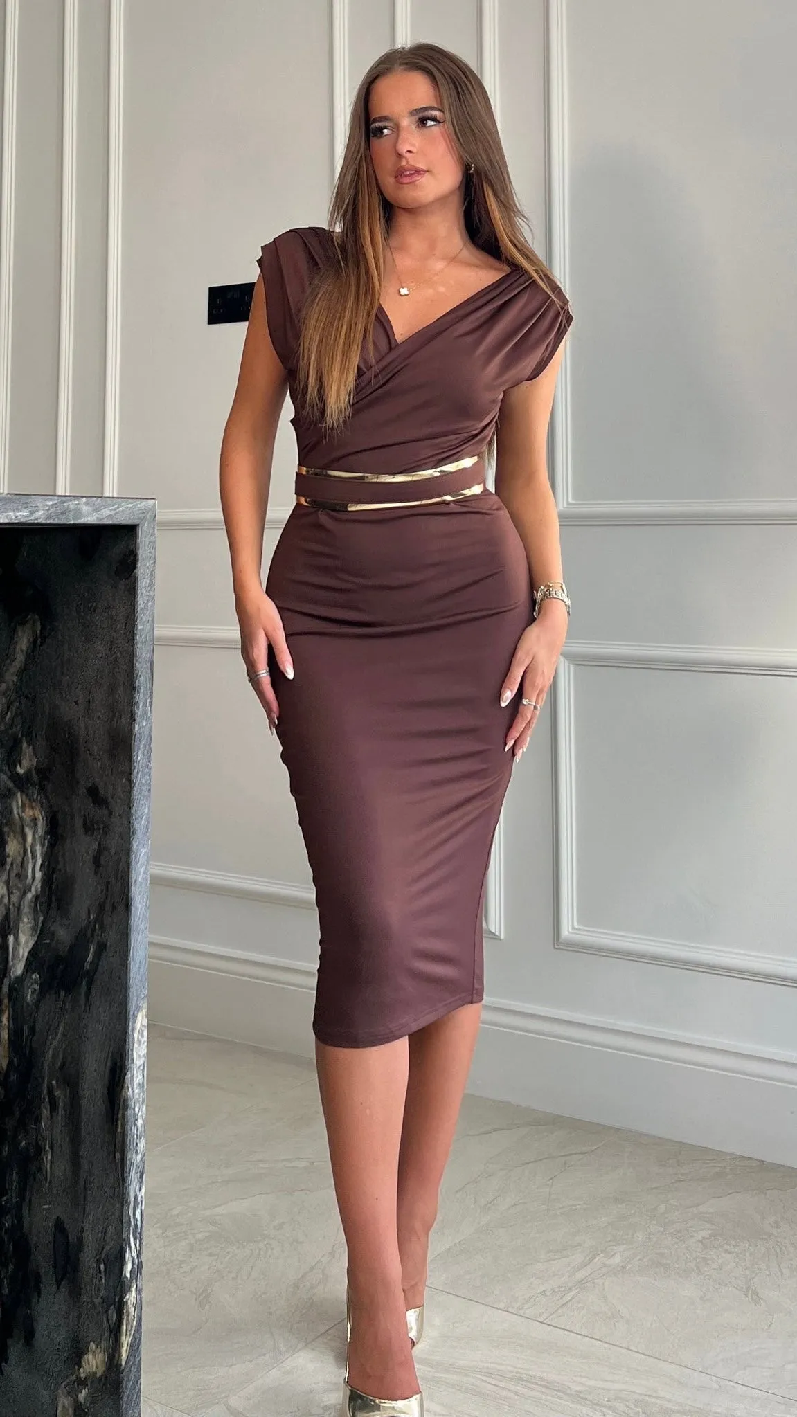 Miley Dress Brown