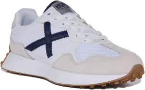 Munich Road 33 In White Navy For Men