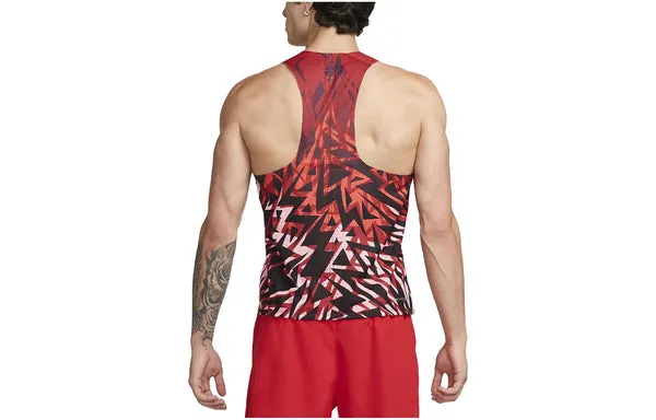 Nike AeroSwift BTC Running Vest 'Red', red