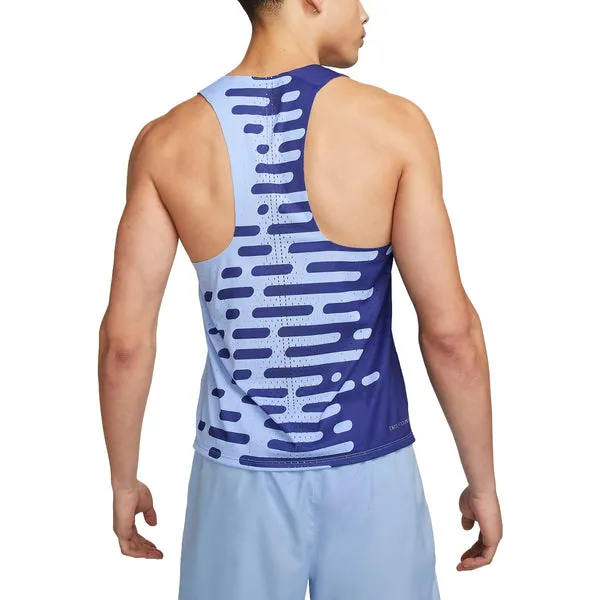 Nike Aeroswift Running Singlet 'Purple' Tank, Purple