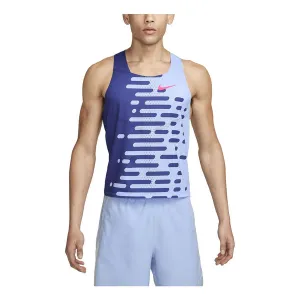 Nike Aeroswift Running Singlet 'Purple' Tank, Purple