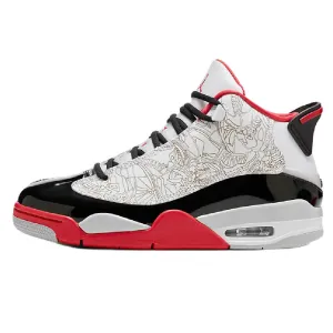 Nike Air Jordan Dub Zero Sneakers, Red/Black/White