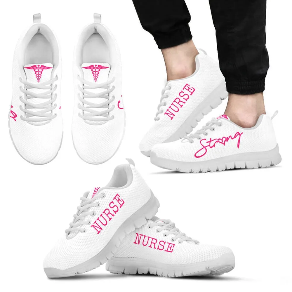 Nurse Sneaker, Nurse Strong White Sneakers Shoes, Best Shoes For Nurses