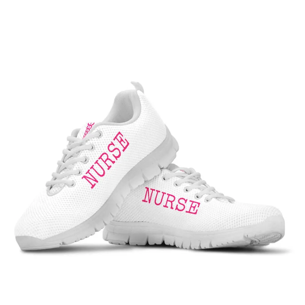 Nurse Sneaker, Nurse Strong White Sneakers Shoes, Best Shoes For Nurses