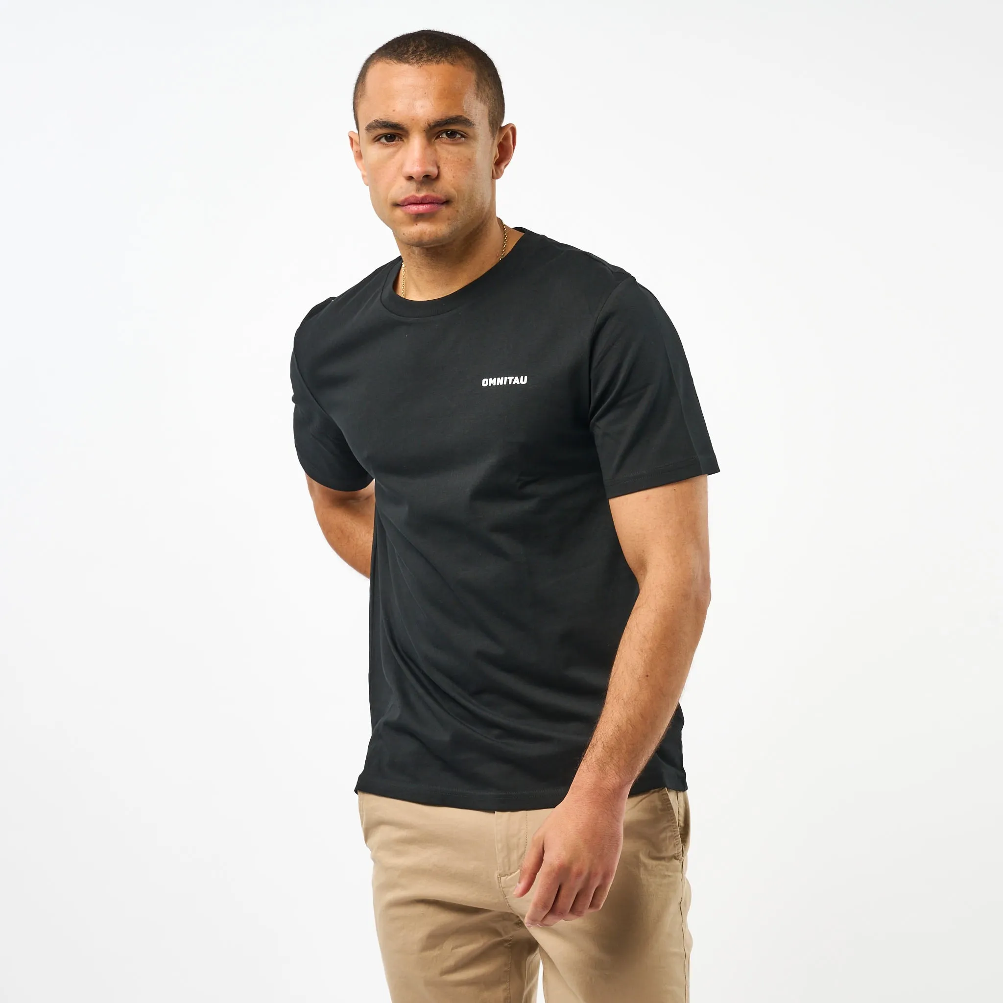 Omnitau Men's Muir Organic Cotton T-Shirt - Black