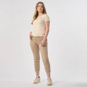 Omnitau Women's Classic Organic Cotton Polo Trousers - Sand