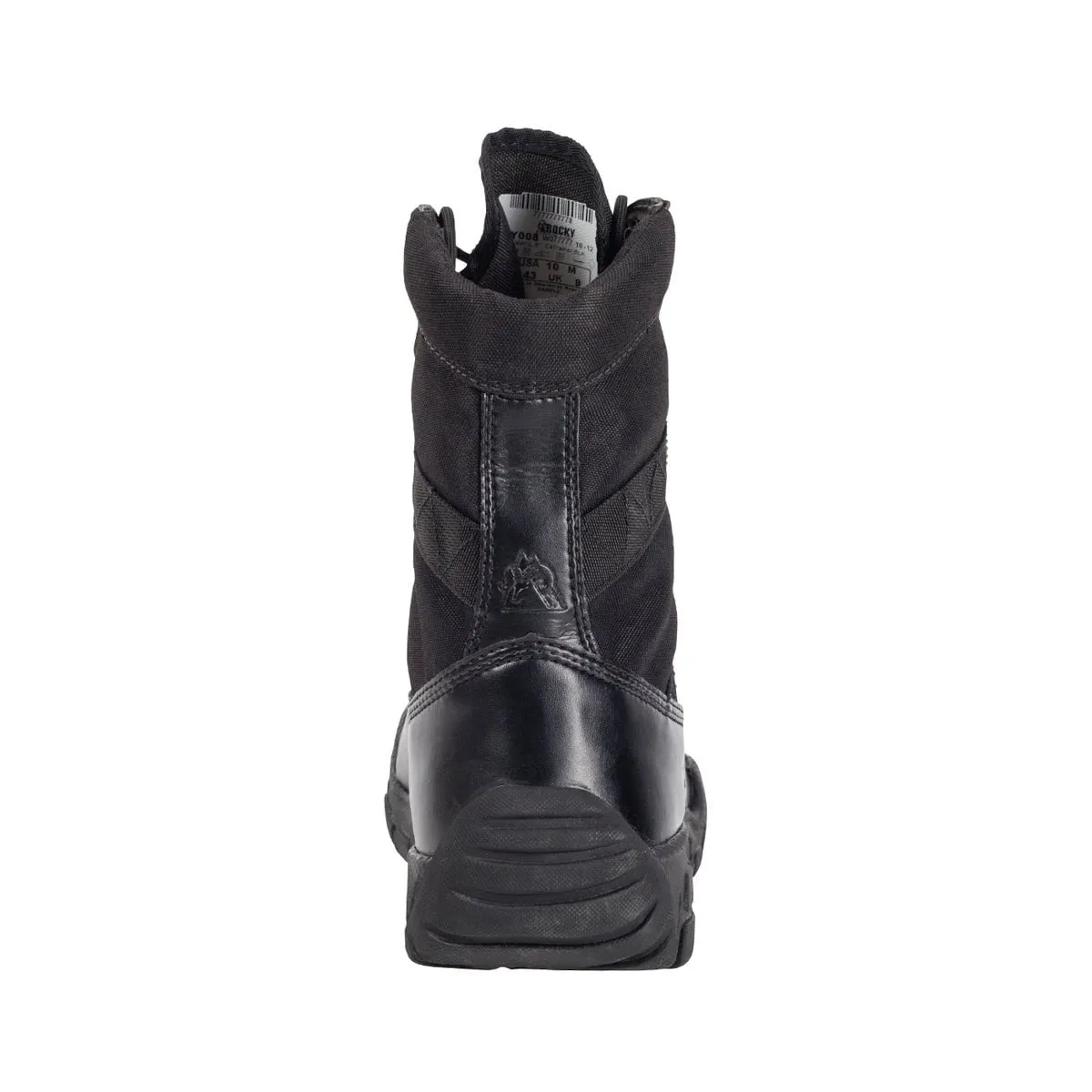 Rocky C4T Mens Black Leather Military Inspired Duty Boots