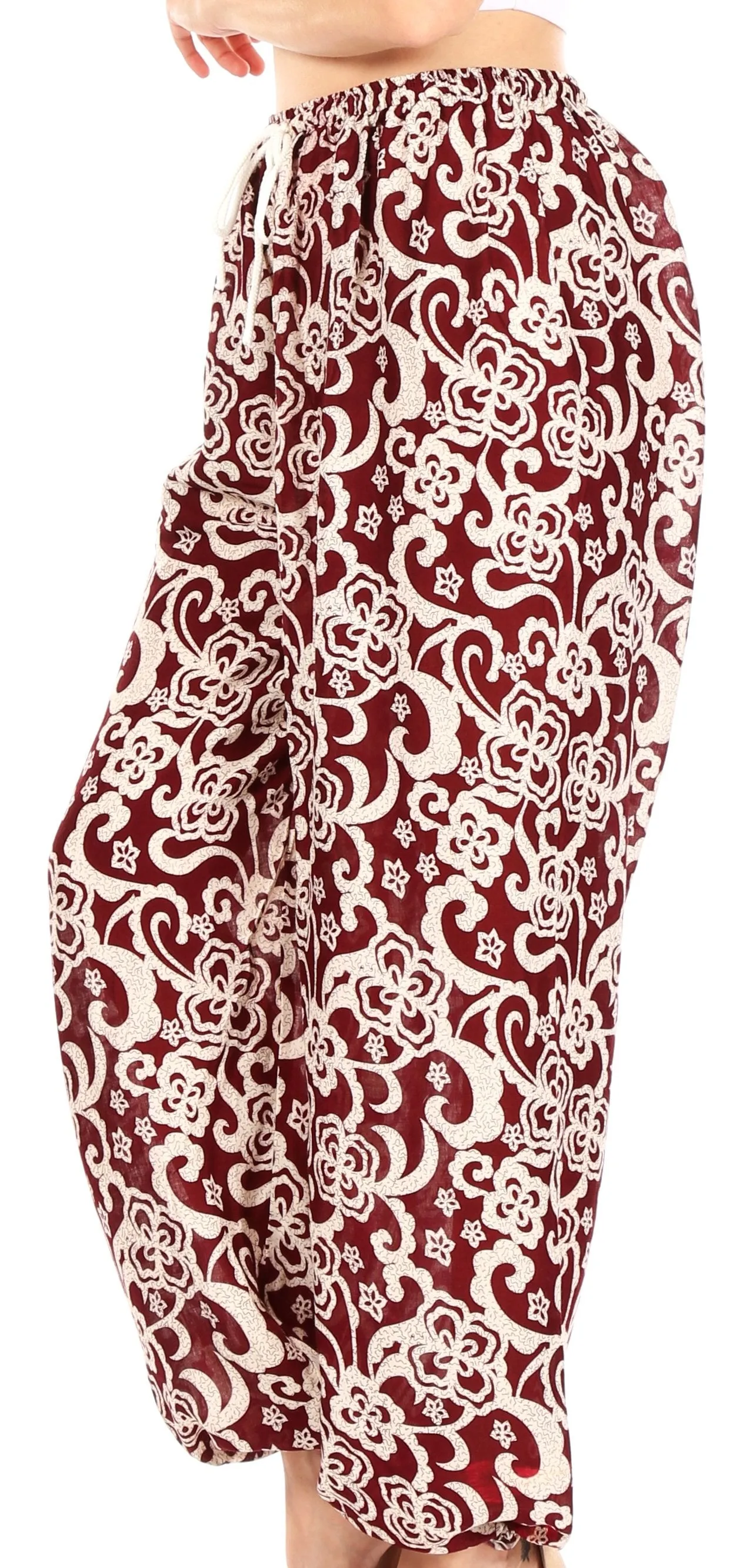 Sakkas Akilla Women's Loose Printed Yoga Elephant Pants Elastic Waist w/Pocket