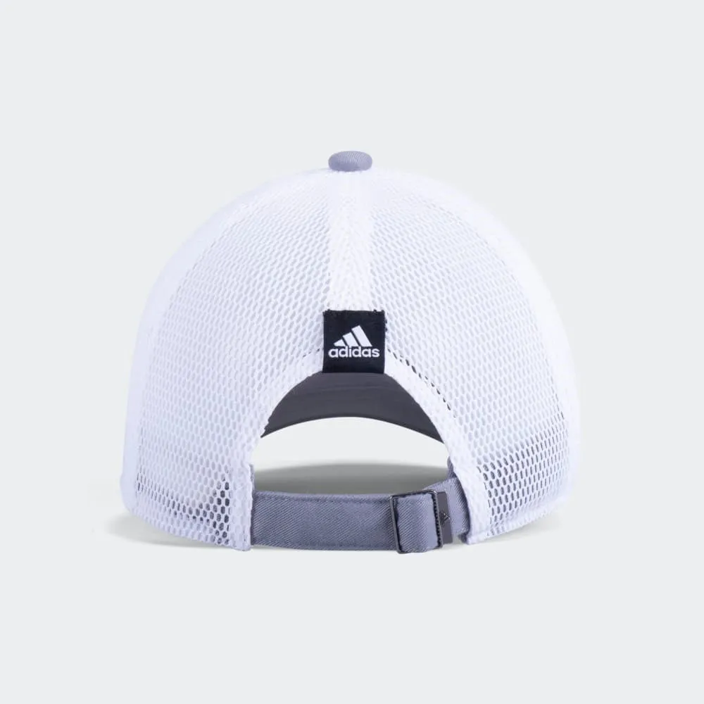 ST. LOUIS BLUES ADIDAS ARCH MESH STRAPBACK HAT - GREY