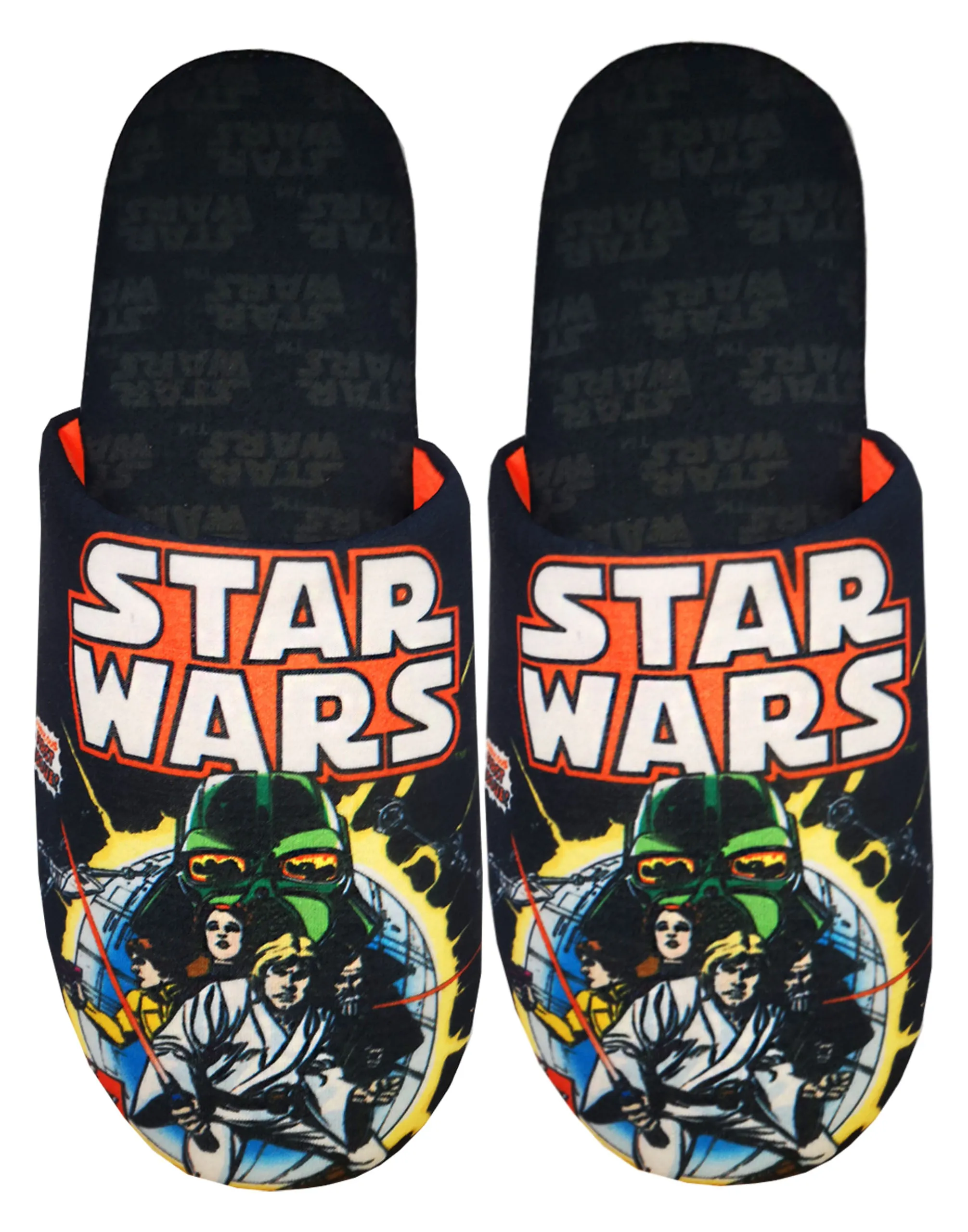 Star Wars Comic Poster and Logo Men's Slippers