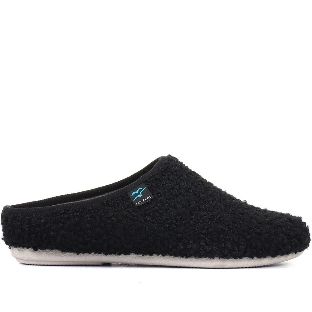 Textured Mule Slippers - FLY34037 / 320 217