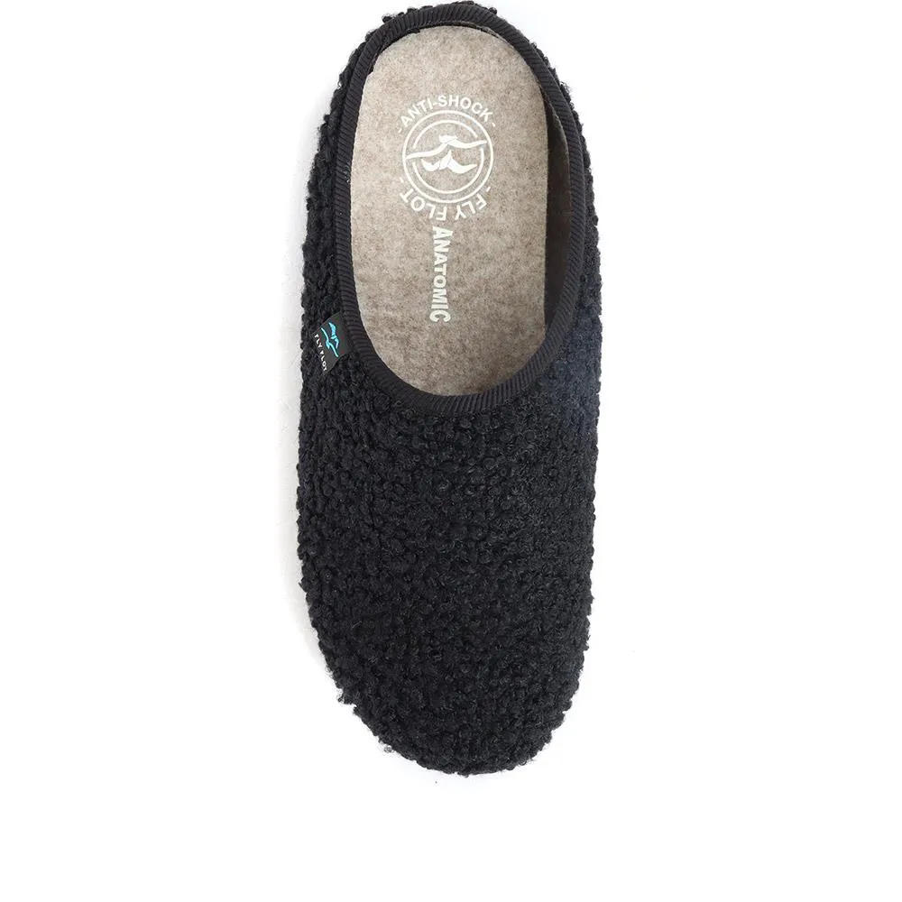 Textured Mule Slippers - FLY34037 / 320 217