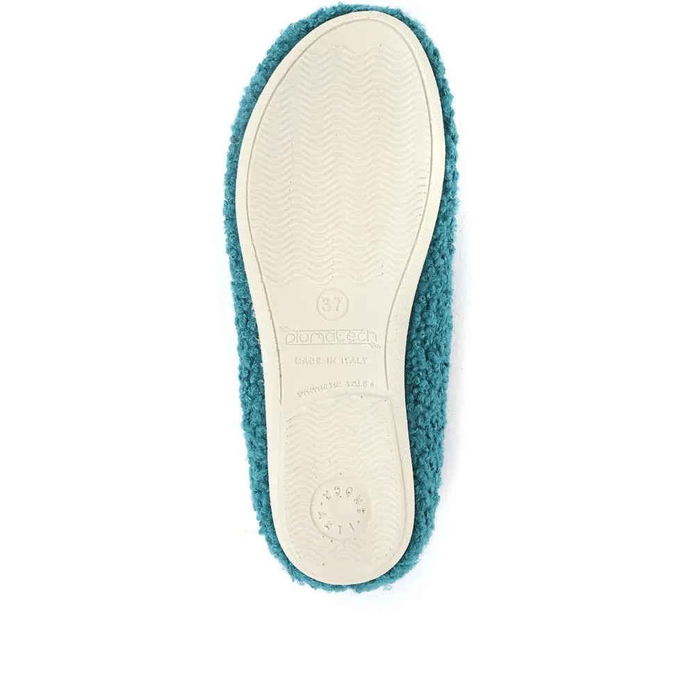 Textured Mule Slippers - FLY34037 / 320 217