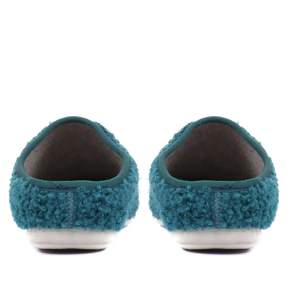 Textured Mule Slippers - FLY34037 / 320 217