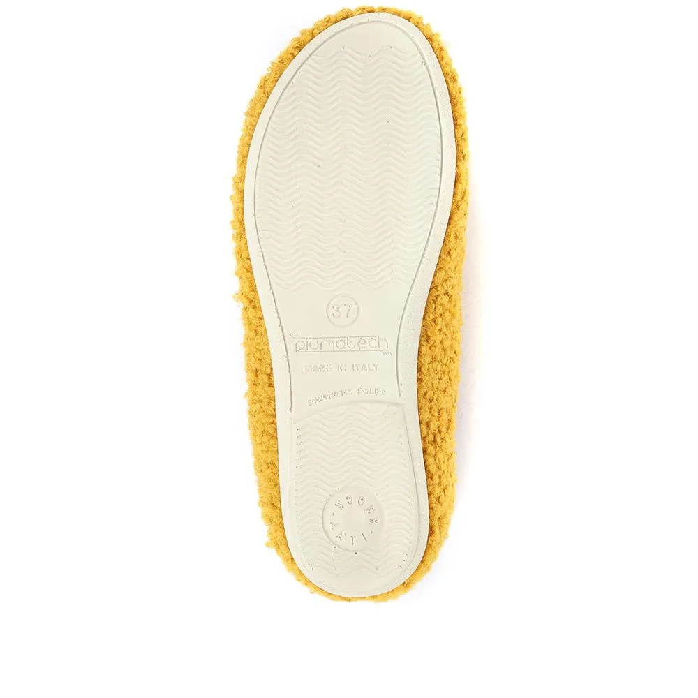 Textured Mule Slippers - FLY34037 / 320 217