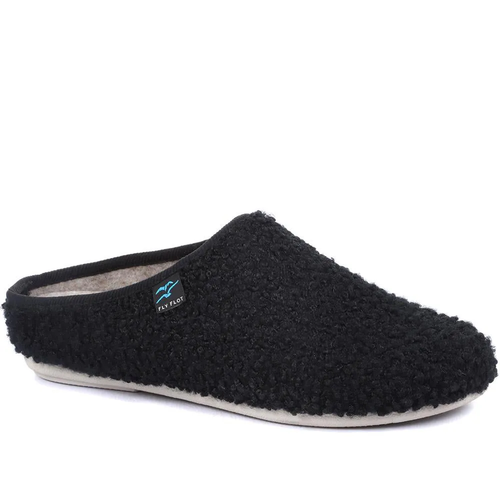 Textured Mule Slippers - FLY34037 / 320 217