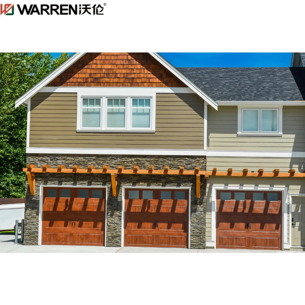 Warren 8x6 5 Insulated Clear Garage Door Modern Aluminum Garage Door Cost Carriage Doors With Windows