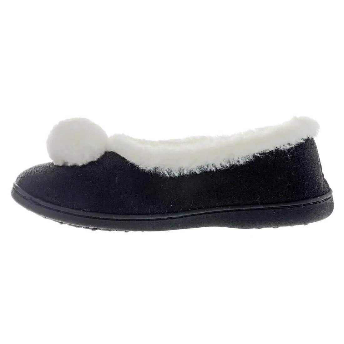 Womens Full Slippers Microsuede Soft Fur Lining Non-Slip